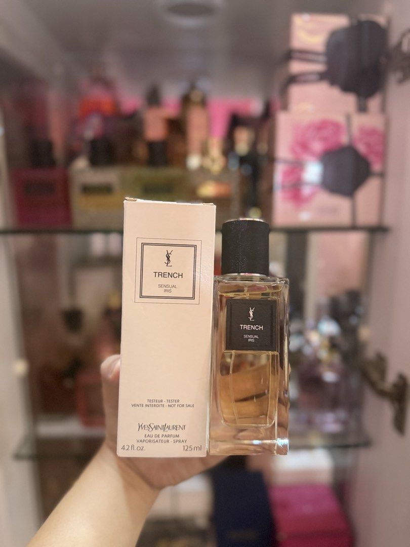 Yves Saint Laurent (Category: Fragrance & Deodorants) located in Caloocan City. Submitted by babsi26 (Listing ID 1464083970, Image 3). Description: authentic testers with box and full presentation unsealed to check saharienne tester bottle with box unsprayed 11,000 lavalierre tester bottle with box unsprayed 11,000 trench tester bottle with box unsprayed 11,000 37 tester bottle with box unsprayed 11,000 y le parfum tester bottle with box unspraye