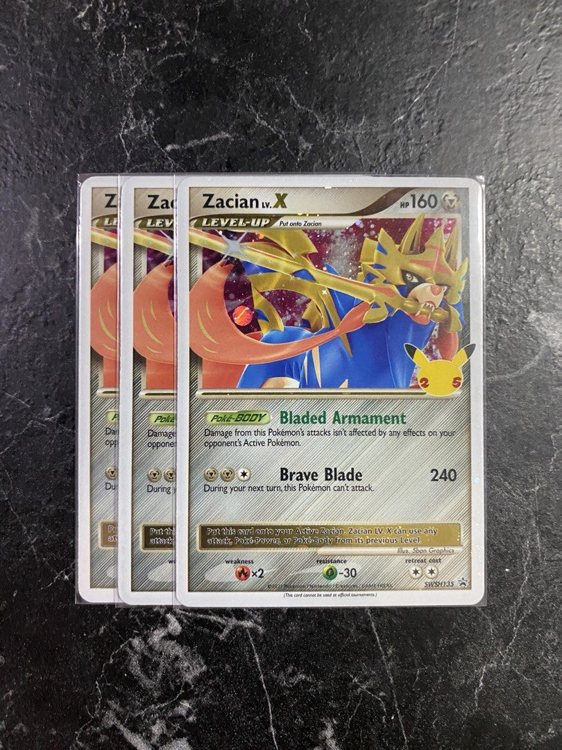 Zacian X promo (Category: Raw Singles) located in Makati City. Submitted by choylazcano (Listing ID 1464073267, Image 1). Description: .