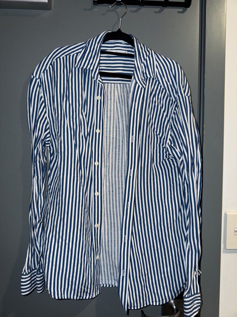 Zara Viscose Linen Shirt (Category: Tshirts & Polo Shirts ) located in Imus. Submitted by marshharrier (Listing ID 1463973070, Image 2). Description: Viscose Linen Shirt Zara stripes Barely used Size EUR/USA S.