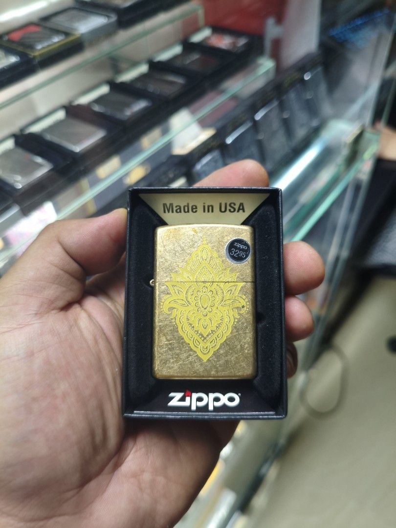 Zippo Brass Henna Tattoo Design (Category: Vintage Collectibles) located in Paranaque City. Submitted by Sensation (Listing ID 1464122271, Image 1). Description: Brand New Sealed .