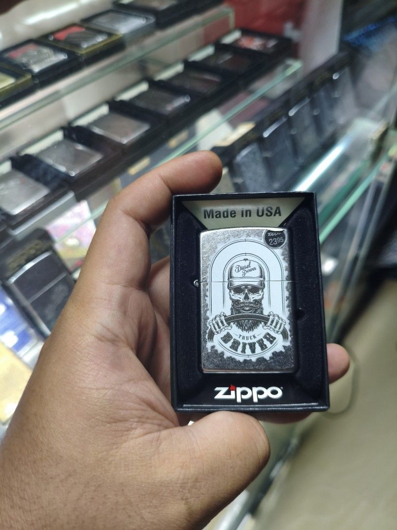 Zippo Trucker Skull (Category: Religious Items) located in Paranaque City. Submitted by Sensation (Listing ID 1464122657, Image 1). Description: Brand New Sealed .