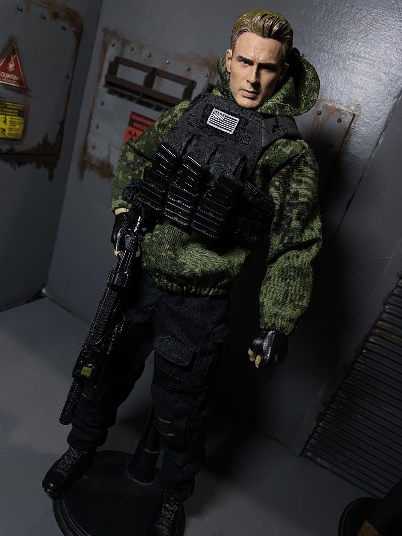 1/6 scale Gear (Category: Action & Battle Toys) located in Quezon City. Submitted by dormammucinder (Listing ID 1464218085, Image 2). Description: Body armor/rifle 1500 - x4 mag - supressed rifle Pistol belt/holster - 900 - x3 mag - tiny bag All gear NO HELMET - 2200 Russian helmet 1800 gcash QC area .
