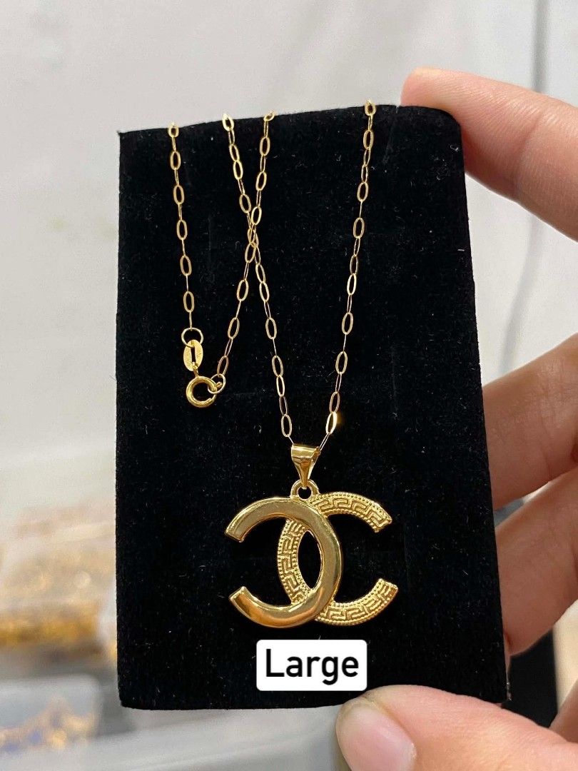 18K Saudi Gold Large CC Pendant (Category: Necklaces) located in Caloocan City. Submitted by cheskhaionlinestore2.0 (Listing ID 1464166773, Image 1). Description: 18K Pure Saudi Gold ✨Large CC Pendant Micro- ₱6500 only 📌 Rope- ₱6600 only 📌 🍒 Pawnable/ Nasasangla💯 🍒 Brandnew 💯 🍒 Ship via JNT/ LBC 🍒 Lalamove for same day delivery 🍒 We accept COD COP with downpayment to avoid cancellation of orders ⚡ How to Order? Please feel free to messag