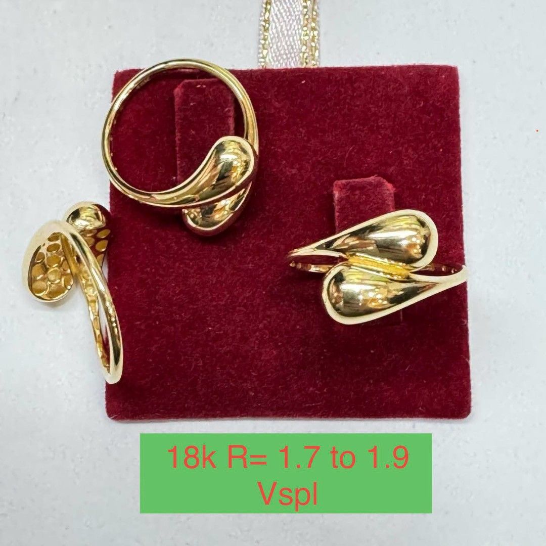 18k Saudi gold teardrop ring (Category: Rings) located in Manila. Submitted by bhelgoldseller2ndaccount (Listing ID 1464187927, Image 2). Description: New!!✨New!!✨New!! Authentic 18k Saudi Golds 💯pawnable/naisasanla 💯with high appraisal rate 💯good investment 💯Direct supplier price 👉OPEN for resellers 🌺please take time to evaluate their actual sizes and grams 👉Best panggift for all occasions ✅ Sold per grams not per piece Kya lowest price ✅