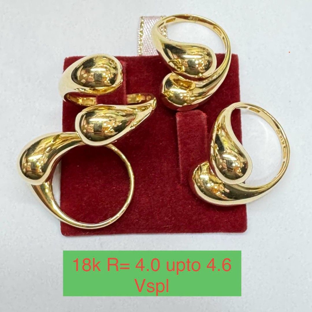 18k Saudi gold teardrop ring (Category: Rings) located in Manila. Submitted by bhelgoldseller2ndaccount (Listing ID 1464187927, Image 3). Description: New!!✨New!!✨New!! Authentic 18k Saudi Golds 💯pawnable/naisasanla 💯with high appraisal rate 💯good investment 💯Direct supplier price 👉OPEN for resellers 🌺please take time to evaluate their actual sizes and grams 👉Best panggift for all occasions ✅ Sold per grams not per piece Kya lowest price ✅