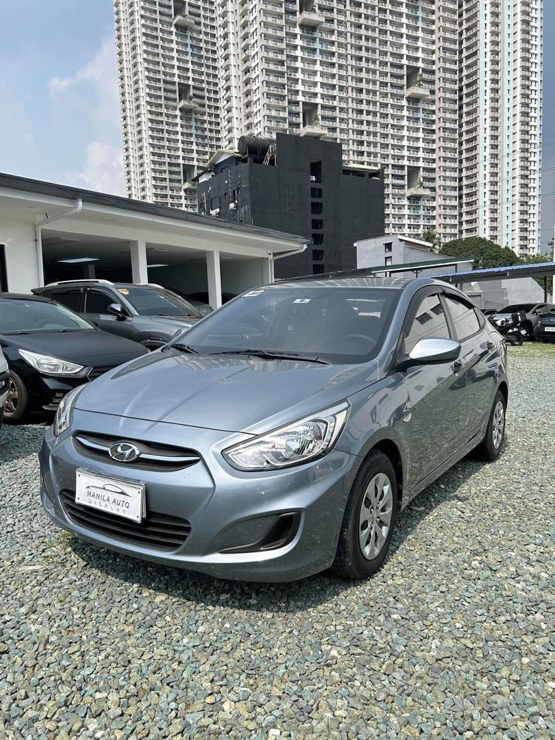 2018 Hyundai Accent 1.4L (Category: Used Cars) located in Pasig City. Submitted by mad_cars (Listing ID 1464231569, Image 2). Description: 2018 HYUNDAI ACCENT 1.4 GL AT GAS AUTOMATIC TRANSMISSION ₱358,000 Gray 51tkms mileage 1.4L Gasoline Engine Automatic Transmission 7 ending plate All Power Power Windows By the way, my name is SIR DAVID. Please look for me when you are here. I'll be the one to assist you po :) Address: Elements Rosemarie Pasig 