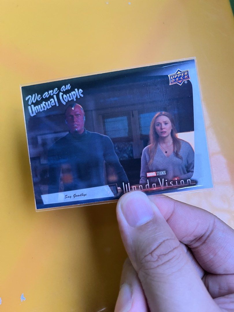 2023 Marvel WandaVision Cards (Category: Raw Singles) located in Paranaque City. Submitted by myrguinto (Listing ID 1464295791, Image 2). Description: For Sale Only 2023 Marvel WandaVision TV Series Cards Price Range: P40.00 to P50.00 each Red Spell Parallel - P50.00 each Rest - P40.00 each Unusual Couple is an insert/subset Westview is an insert/subset Message us for prices & availability Condition: Mint to Near Mint Only Always manage your expe
