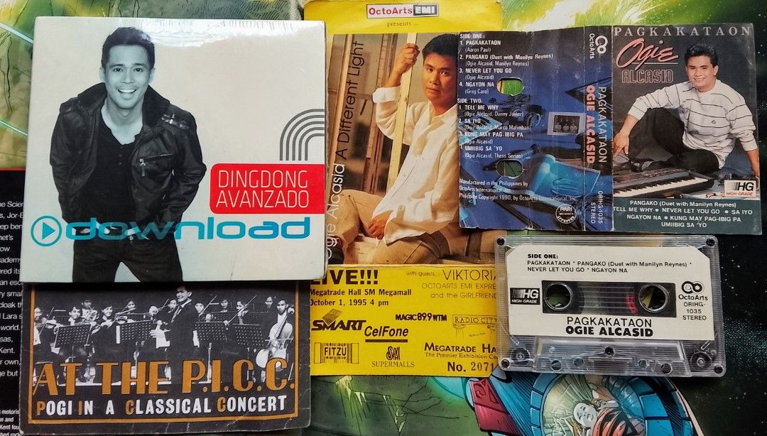 2 for 350: Dingdong Avanzado and Ogie Alcasid Bundle (Category: CDs & DVDs) located in Caloocan City. Submitted by emilioreg (Listing ID 1464236142, Image 1). Description: Dingdong Avanzado and Ogie Alcasid Bundle Sold as a set (not per piece) for only 350 pesos 1. Dingdong Avanzado - Download Factory Sealed CD (with guest Sharon Cuneta, Noel Cabangon, Ogie Alcasid, Rachel Alejandro, Jessa Zaragoza and more) 2. Ogie Alcasid - Pagkakataon Cassette