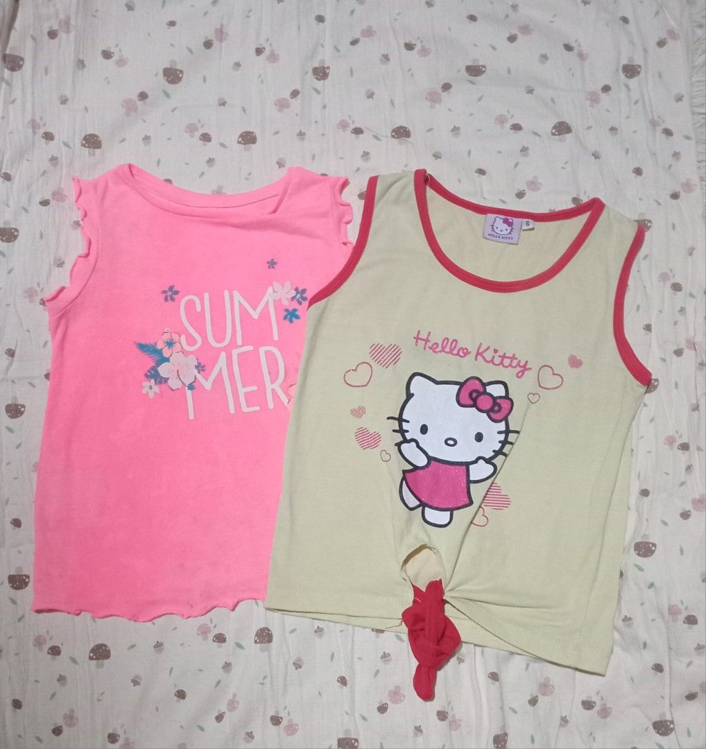2x Girls' Tops for Free (Category: Babies & Kids Fashion) located in Quezon City. Submitted by kyleenscloset (Listing ID 1464299381, Image 1). Description: ♡ Free! ♡ w/ any purchase ♡ size 5-6yo ♡ manage expectations w/ flaws like stains/fades but no holes/rip ♡ still wearable & presentable.