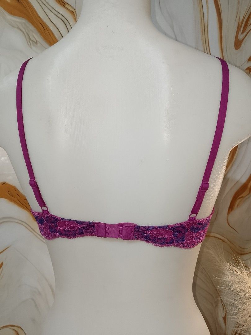 34a MAIDENFORM purple lace push up bra with underwire (Category: Undergarments & Loungewear) located in Manila. Submitted by truecrystal-1407 (Listing ID 1464262192, Image 3). Description: .