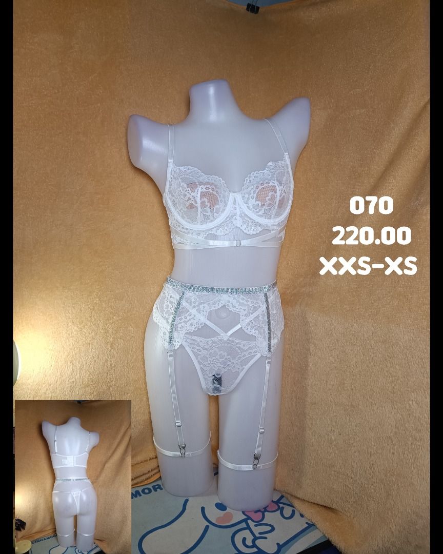 5 Piece Lace Lingerie Set (Category: Undergarments & Loungewear) located in Taguig. Submitted by seducente.closet (Listing ID 1464139311, Image 1). Description: ❣️︎First to pay Gets the item❣️︎ ❣️︎No Reservation unless fully paid❣️︎ ALL BRAND NEW WITH POUCH ❝FIXED PRICE NA PO❞ 📷: Actual photo posted 𝗡𝗼𝘁𝗲: Colors might look a little different in person due to screen settings and lighting conditions. We promise it’ll still look great when it a
