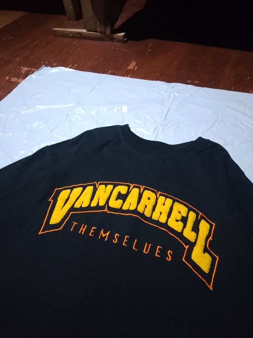 ✨ VANCARHELL ✨ (Embroidered Back Hit & Front) (Category: Tshirts & Polo Shirts ) located in Caloocan City. Submitted by thrifnimaxi (Listing ID 1464268161, Image 3). Description: 📌SIZE & DIMENSIONS 📏Size: Large To Xl 📐Dimes:⤵️ Width 24'' Length 30/31'' 📩.