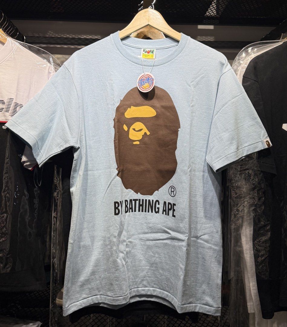 A Bathing Ape Head Tee sz: Large (Category: Tshirts & Polo Shirts ) located in Pasay City. Submitted by fritz_kickz_2012 (Listing ID 1464214456, Image 1). Description: A Bathing Ape Head Logo Tee ( Light Blue ) size: Large Brandnew / Onhand PM for Inquiries Thankyou Fritz Kickz 👟👜👕 🩳🧢 ✨.