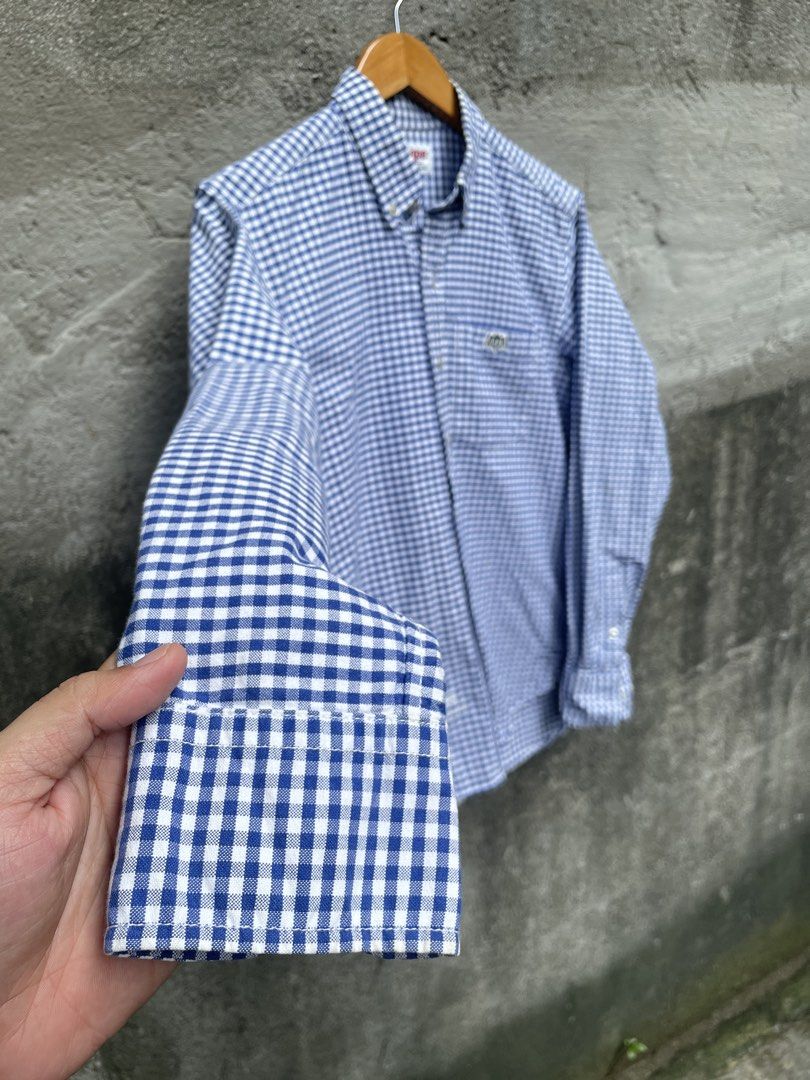 AAPE BY A BATHING APE Gingham Button Up Shirt (Category: Tshirts & Polo Shirts ) located in Makati City. Submitted by christian_g (Listing ID 1464248586, Image 2). Description: Aape Polo Longsleeves •Size: Medium (28L 21W) •Excellent condition •No issue .