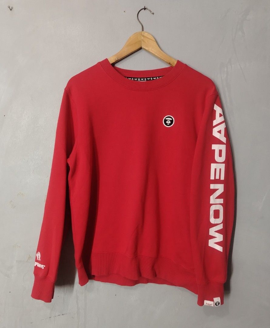 Aape Long sleeve (Category: Hoodies) located in Bocaue. Submitted by adrianberi35876 (Listing ID 1464286009, Image 1). Description: Aape Width:21 Length:25.8 Best fit is large Condition:9.8/10 Color Rate:9.8/10 Exellent - Asnew Condition No issue 📩 📩 📩 📍 Bocaue,Bulacan.