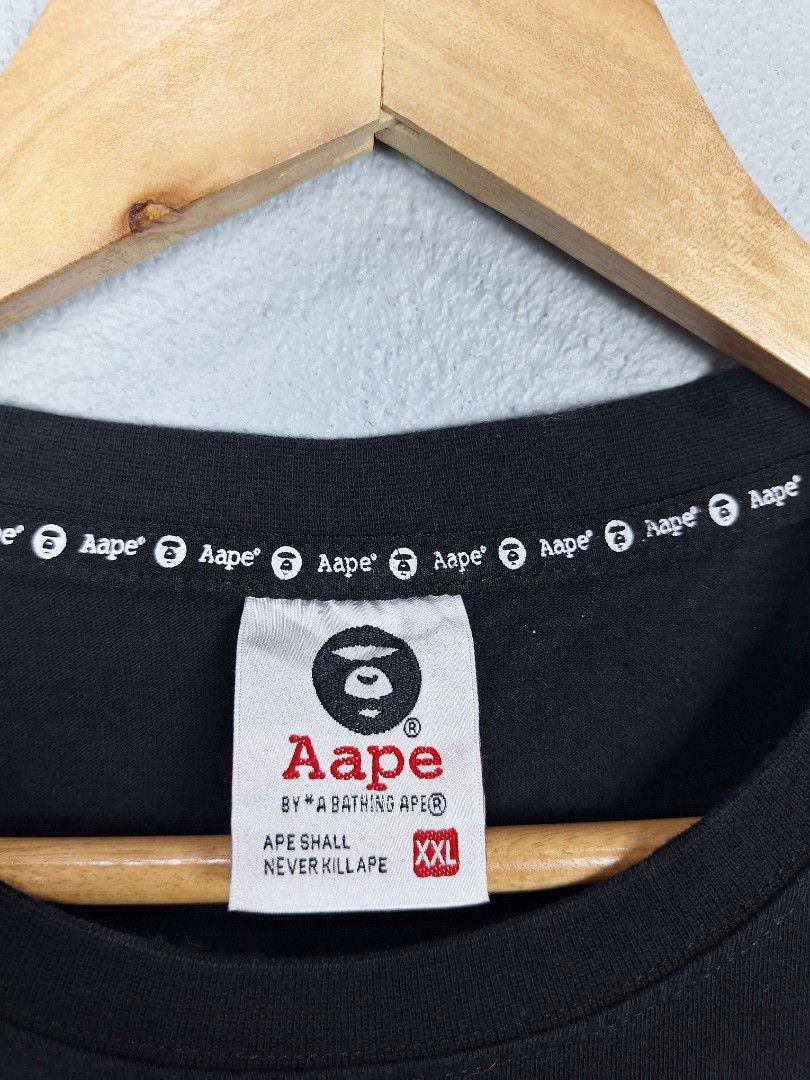 Aape Shirt (Category: Tshirts & Polo Shirts ) located in Sibulan. Submitted by studioxano (Listing ID 1464189802, Image 3). Description: aape off -P350 + SF Size L length 29 / Width 21.5 excellent to new condi 10/10 color rate no issue Loc: Dumaguete city.