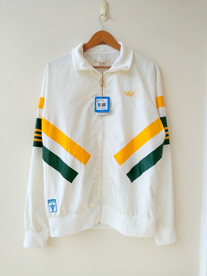 Adidas Australia Olympic Track Jacket Unisex (Category: Coats, Jackets and Outerwear) located in Taytay. Submitted by elegant.revival (Listing ID 1464345592, Image 2). Description: Good Condition Issue see last pic With hangtag XL regular fit Condition 9/10 Authentic Shipping Nationwide.