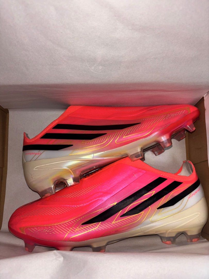 ADIDAS F50 ELITE LACELESS (Category: Other Sports Equipment and Supplies) located in Manila. Submitted by topthepenguin720 (Listing ID 1464150406, Image 1). Description: - Adidas F50 Elite Laceless SIZE 8 - Lightweight - Good as New (only used twice) - Payment first policy. NO TO SCAM!.