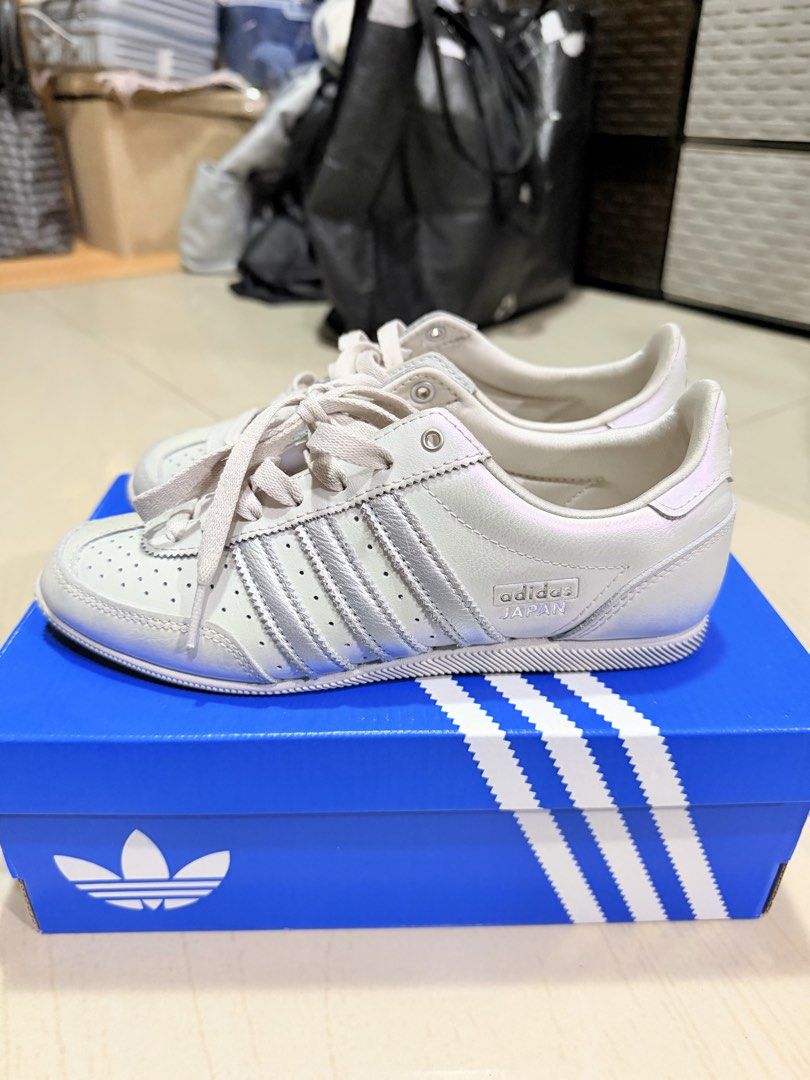 Adidas Japan Pearl Gray (Category: Sneakers) located in Marikina City. Submitted by its.jeah (Listing ID 1464349207, Image 2). Description: - Authentic Adidas Japan sneakers - Color: Pearl Gray - Classic Adidas design - Includes original box US 5.