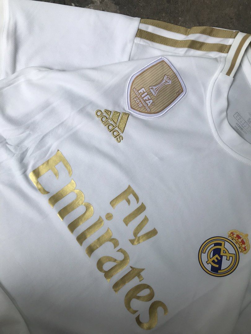 Adidas Jersey (Category: Tshirts & Polo Shirts ) located in Iriga City. Submitted by thrift_dshph (Listing ID 1464206286, Image 2). Description: Adidas Jersey Fly Emirates Like New condition Size Medium (20x28) Colorate: 10/10 Complete tags No issue .