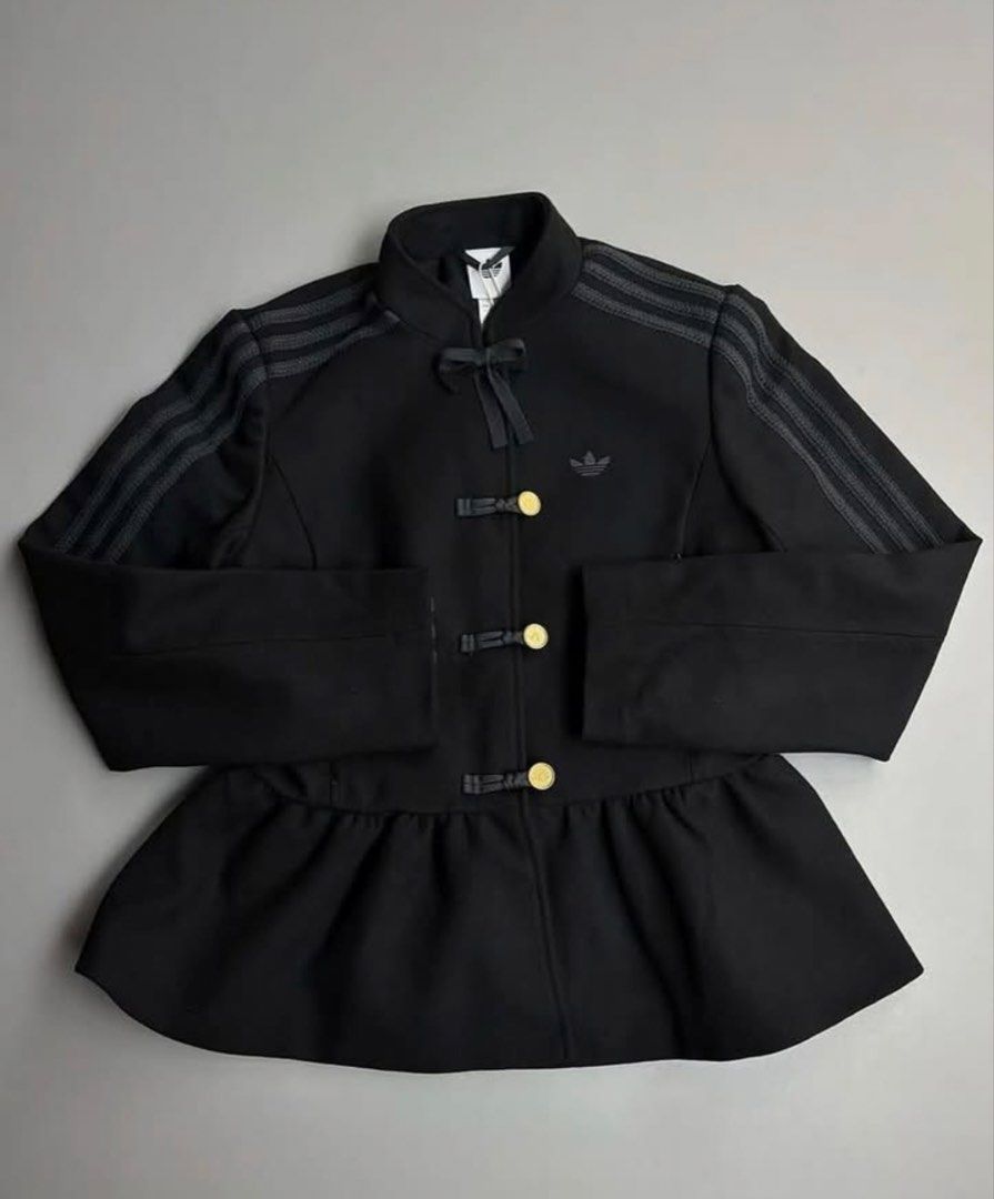 Adidas peplum CNY jacket (Category: Coats, Jackets and Outerwear) located in Pasig City. Submitted by redeem (Listing ID 1464304795, Image 3). Description: Available on hand‼️ Brand new with tag‼️ Not fake‼️ ORIGINAL‼️.