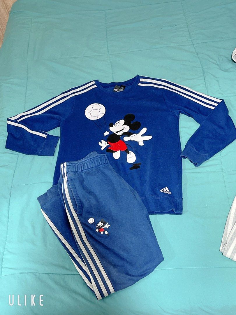 Adidas Set Terno Mickey Mouse set Medium size (Category: Hoodies) located in Angeles City. Submitted by kinadi051390 (Listing ID 1464268500, Image 3). Description: 1500 each.