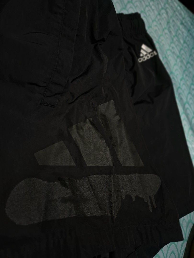 Adidas short (Category: Shorts) located in Pasay City. Submitted by kafushika (Listing ID 1464276436, Image 3). Description: Adidas short windbreaker for women size 28 to 34 'Length 14 excellent as new condition 9.8/10 color rate no issue color may vary due to lighting.