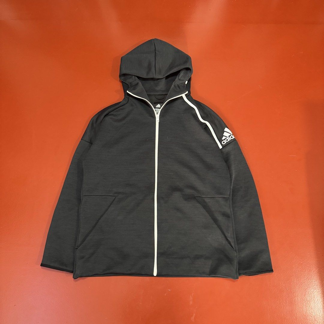 ADIDAS ZNE HOODIE (Category: Announcements) located in Pasig City. Submitted by buzzthrifty (Listing ID 1464242767, Image 2). Description: SIZE M-L 22x27 EXCELLENT CONDITION .