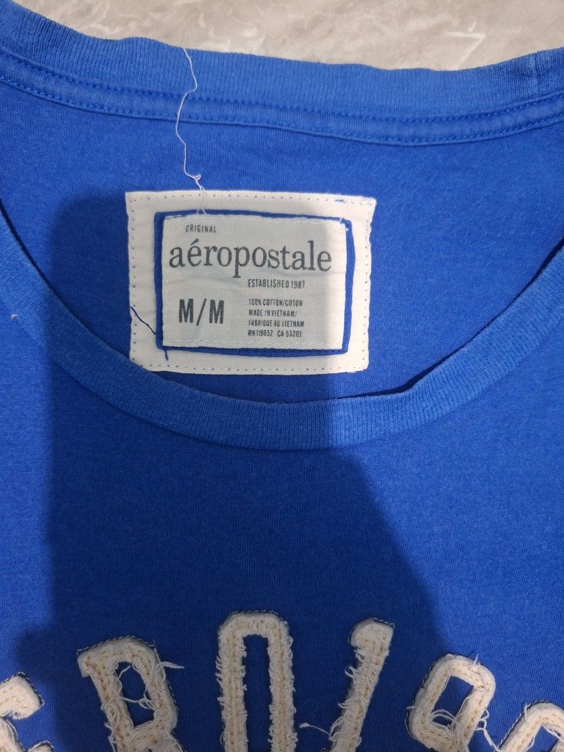 Aerpostale tops - Y2k tops - Size M (Category: Blouses) located in Palayan City. Submitted by erae_lf (Listing ID 1464313539, Image 3). Description: Aeropostale tops Y2k tops No issue Excellent condition Baby blue color Size M Width: 17.5" Length: 26" Dm Location: Palayan City Nueva Ecija.