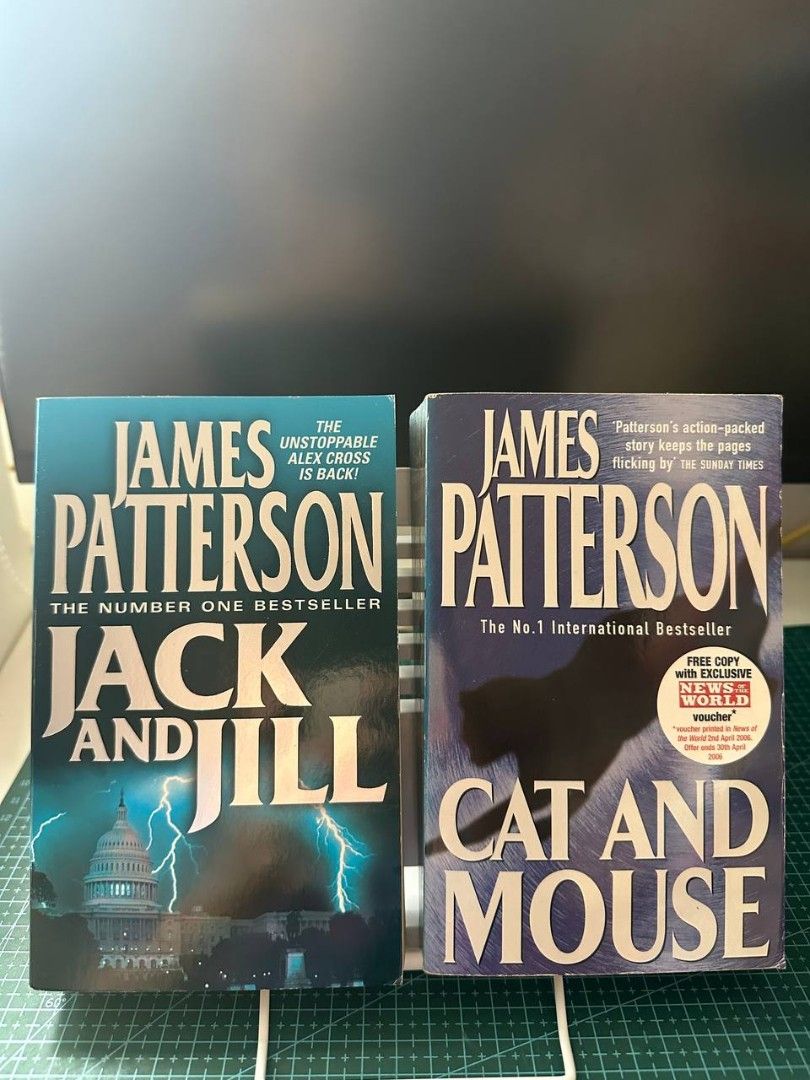Alex Cross series by James Patterson (Category: Storybooks) located in Imus. Submitted by t0t3fairi3 (Listing ID 1464267960, Image 3). Description: Alex Cross series by James Patterson paperback books. Thriller and mystery collection. Includes 'Along Came a Spider', 'Kiss the Girls', 'Jack and Jill', 'Cat and Mouse', and more. Perfect for fans!.