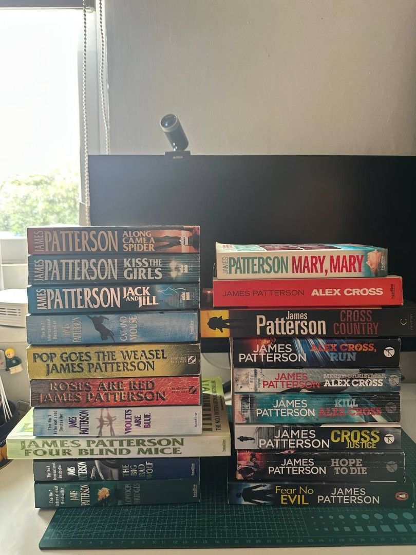 Alex Cross series by James Patterson (Category: Storybooks) located in Imus. Submitted by t0t3fairi3 (Listing ID 1464267960, Image 1). Description: Alex Cross series by James Patterson paperback books. Thriller and mystery collection. Includes 'Along Came a Spider', 'Kiss the Girls', 'Jack and Jill', 'Cat and Mouse', and more. Perfect for fans!.