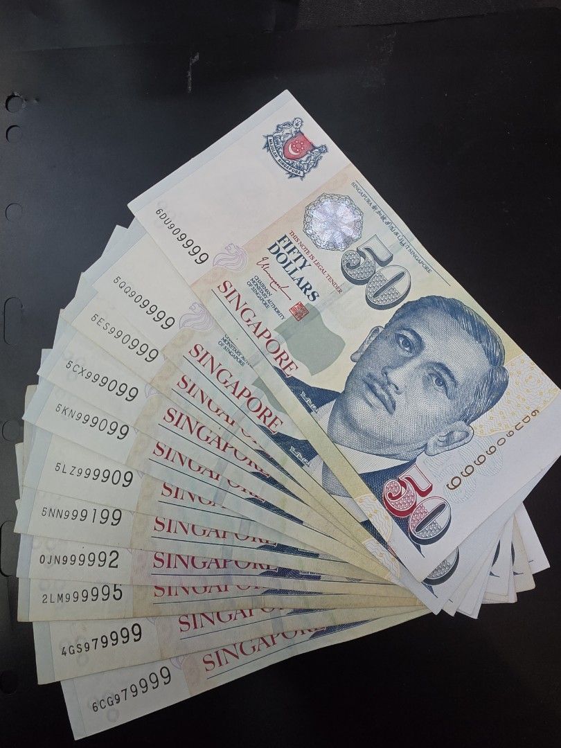 Almost solid 9 (Category: Currency) located in Singapore. Submitted by minghan6668 (Listing ID 1464171451, Image 1). Description: 1 pc $85.