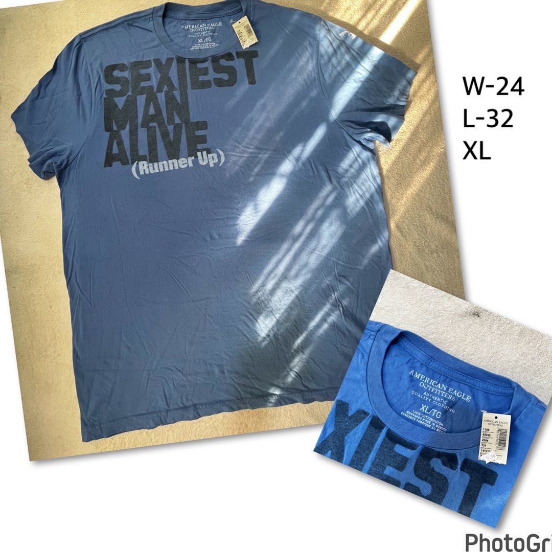 American eagle tshirt xl (Category: Tshirts & Polo Shirts ) located in Santa Rosa. Submitted by bhelprelovedcloset (Listing ID 1464236729, Image 1). Description: BRAND NEW!!! PLUS SIZE MEN’S T-SHIRTS FOR SALE ✨ From 🇺🇸🇺🇸🇺🇸 💰 Price: ₱300 each Comfy, casual & easy to style! 🤍 Perfect for everyday wear, errands, pambahay, or casual OOTD. 📏 Actual measurements posted per item ✨ BRAND NEW /Good condition 📦 Shipping available 📌 MINE BASIS Co
