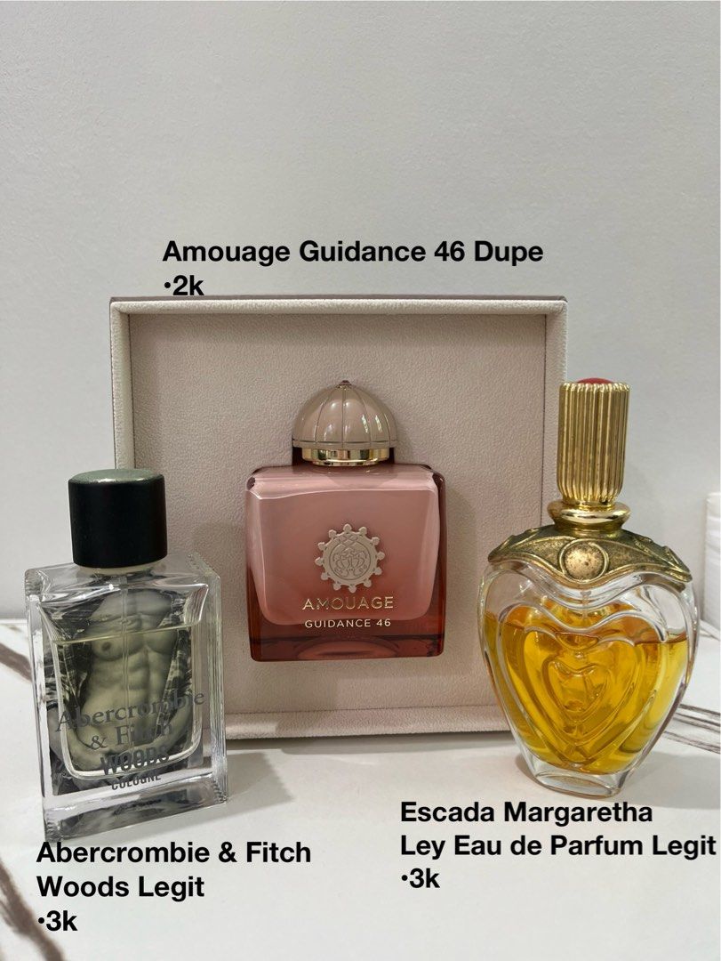 Amouage / Abercrombie / Escada Perfume (Category: Fragrance & Deodorants) located in Bacacay. Submitted by aiksgoods (Listing ID 1464205570, Image 1). Description: .