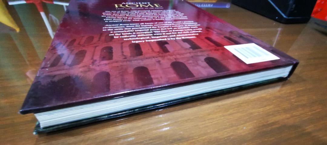 ANCIENT ROME Hardcover Coffee Table Book (Category: Storybooks) located in Iloilo. Submitted by k8sonlineph (Listing ID 1464275669, Image 3). Description: HARDCOVER PRELOVED MAY HAVE FOXING DUE TO PROLONGED STORAGE LIKE NEW Learn about the culture and history of one of the worlds greatest civilizations, including the mythology and legends behind its origin. This fact-filled book covers all aspects of Roman civilization and is packed with full-col