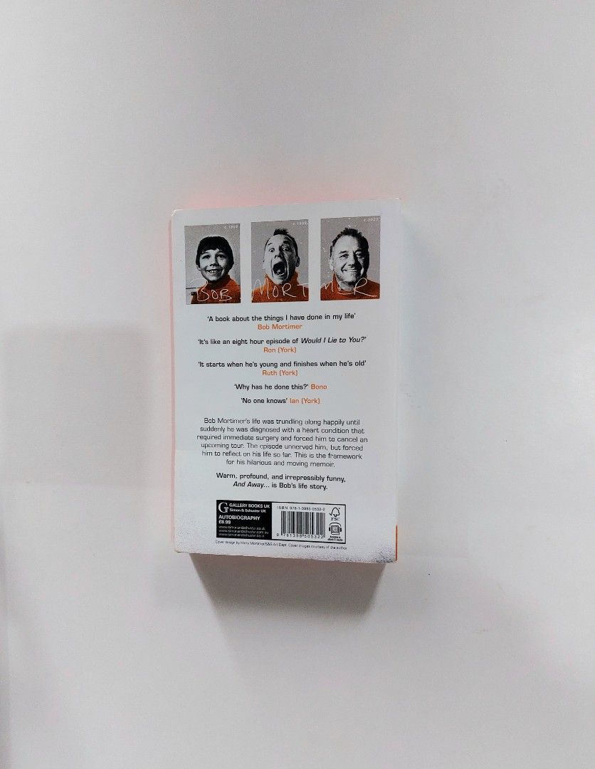 And Away ... | Bob Mortimer: The Autobiography (Category: Storybooks) located in Tanauan. Submitted by solanaclassics (Listing ID 1464277683, Image 2). Description: 📚 major bookshelf clean out / clearance sale ~ — RFS: decluttering my bookshelves and switching to digital books — MOP: Gcash | fast shipping *feel free to send a message if you wish to negotiate the price :).