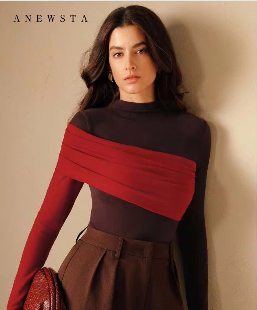 Anewsta Asymmetrical Draped Long Sleeve Top (Category: Longsleeves) located in Butuan. Submitted by edhelespyn (Listing ID 1464242489, Image 1). Description: 🌟 PLEASE READ 🌟 - Discounts for multiple buys - Can fit up to 38" bust, 30" waist - Best fit M-L - Never used, p500+ at app. - For a party sana but used another top. - Pls add p150 for J&T shipping. - Item will come from Butuan City, Agusan del Norte. - BPI, GCASH, MARIBANK.