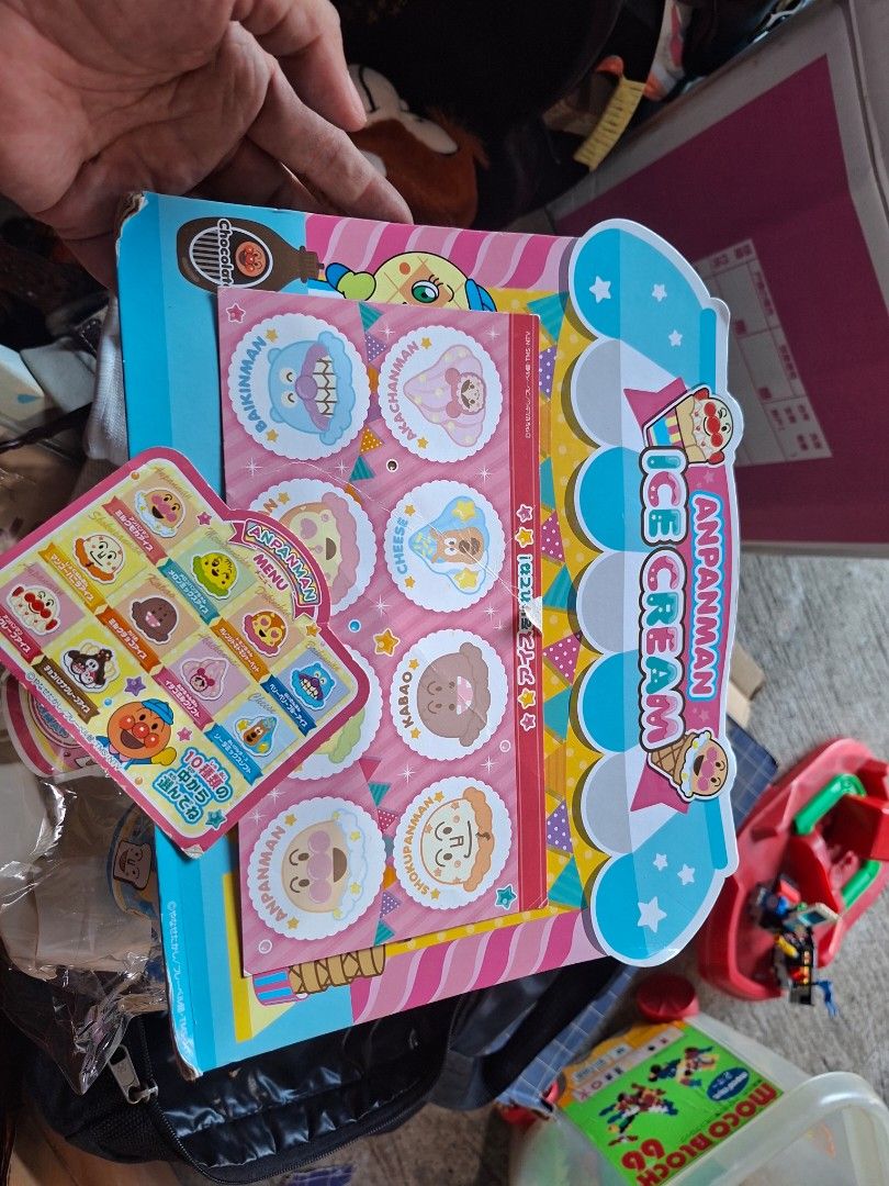 Anpanman Ice Cream Toy Set (Category: Kids Toys) located in Bulacan. Submitted by ourdailyfinds (Listing ID 1464224871, Image 2). Description: - Anpanman Ice Cream Play Set - Includes various ice cream toppings and cones - Comes with a menu board and stickers - Ideal for pretend play and imaginative fun - Great for kids who love ice cream - Brand new in original packaging -Very cute pretend play toy set directly from Japan! PAYMENT & SHIPPING DET