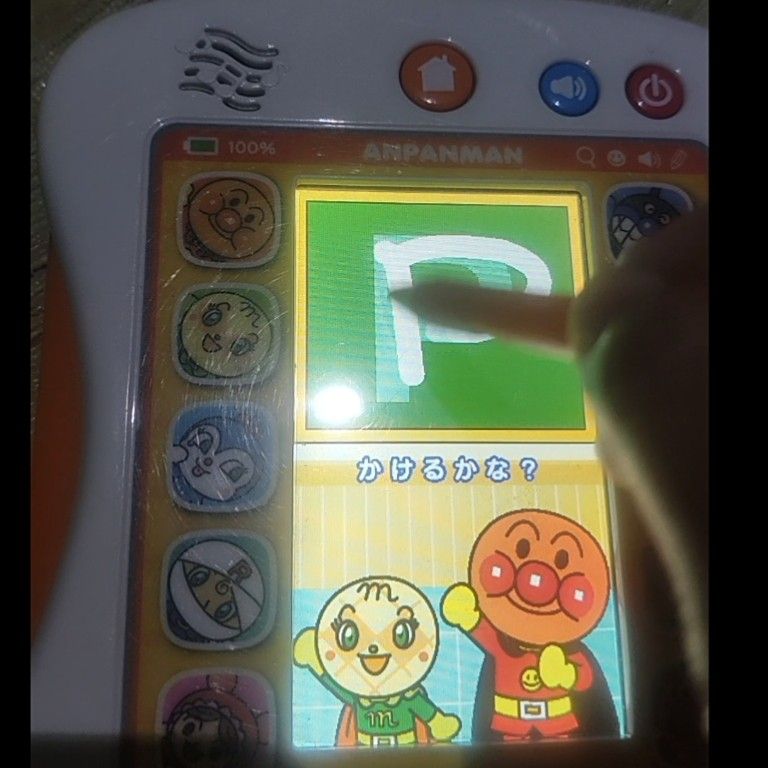 Anpanman Learning Tablet Toy (Category: Educational & Learning Toys) located in Caloocan City. Submitted by carmelasfashiongallery (Listing ID 1464340449, Image 2). Description: - Interactive Anpanman learning tablet for kids - Features character buttons and a screen for engaging play - Helps with learning and development - Fun orange and white design - Minor scratches on screen, but fully functional - Perfect gift for young Anpanman enthusiasts 