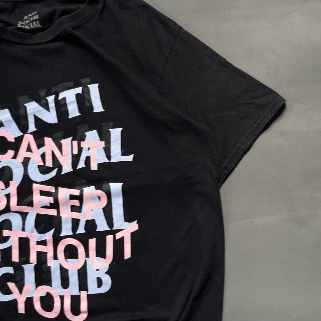 ANTI SOCIAL CLUB (Category: Tshirts & Polo Shirts ) located in Liloan. Submitted by retro_ken_finds (Listing ID 1464152818, Image 3). Description: 🔻Details🔻 ASSC CANT SLEEP W U 📐𝐌𝐞𝐚𝐬𝐮𝐫𝐞𝐦𝐞𝐧𝐭 ( 𝒊𝒏 𝒊𝒏𝒄𝒉𝒆𝒔 ) ᴡɪᴅᴛʜ: 19.5 | ʟᴇɴɢᴛʜ: 27.5 • ᴄᴏɴᴅɪᴛɪᴏɴ: 9/10 • ᴄᴏʟᴏʀ ʀᴀᴛᴇ: 9/10 _______________________________ 🅼🅸🅽🅴: 450 _______________________________ ⚠️ 𝑷𝒂𝒚𝒎𝒆𝒏𝒕 𝒇𝒊𝒓𝒔𝒕 /𝑵𝒐 𝑪𝑶𝑫 /+𝑺𝒉𝒊𝒑𝒑𝒊𝒏𝒈 ⚠️ 𝑵𝒐 𝒅𝒆𝒍𝒆𝒕𝒊�