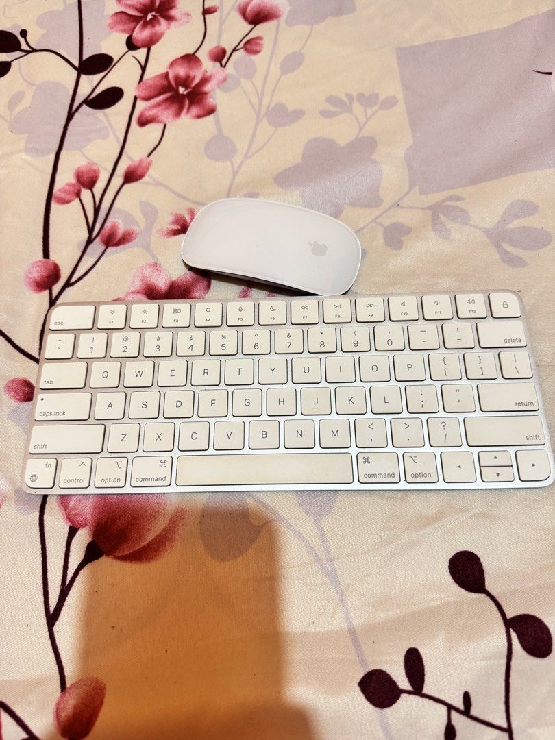Apple Magic Keyboard and Magic Mouse 2 (Category: Computer Keyboard) located in Quezon City. Submitted by spikesforhope (Listing ID 1464192507, Image 2). Description: - Apple Magic Keyboard & Magic Mouse 2 - Wireless and rechargeable - Keyboard: Clean, minimalist design - Mouse: Ergonomic and responsive - Both in good working condition - Selling as a set FOR SALE: Apple Magic Keyboard + Magic Mouse 2 🍎✨ Selling my original Apple Magic Keyboard a