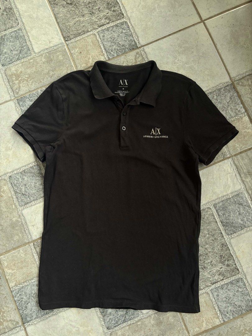 Armani Exchange Polo Shirt (Category: Tshirts & Polo Shirts ) located in Manila. Submitted by nofits.garments (Listing ID 1464352824, Image 1). Description: Armani Exchange Polo Shirt Small Width 18 Length 26 As new No issue.