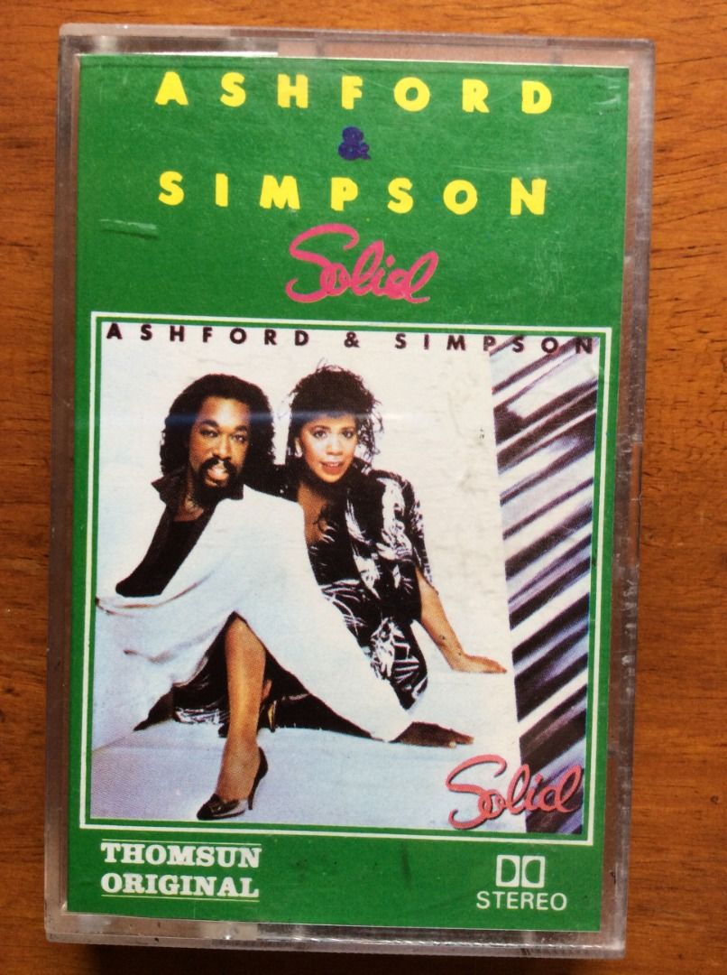 Ashford & Simpson Solid Cassette Tape (Category: CDs & DVDs) located in Silang. Submitted by lawrencenorthey (Listing ID 1464140694, Image 1). Description: - Ashford & Simpson 'Solid' Cassette Tape - Featuring hit songs: Solid, Outta the World, The Jungle, Honey I Love You, Babies-I, Closest to Love, Cherish Forever More, Babies-II - Thomsun Original - Dolby Stereo.