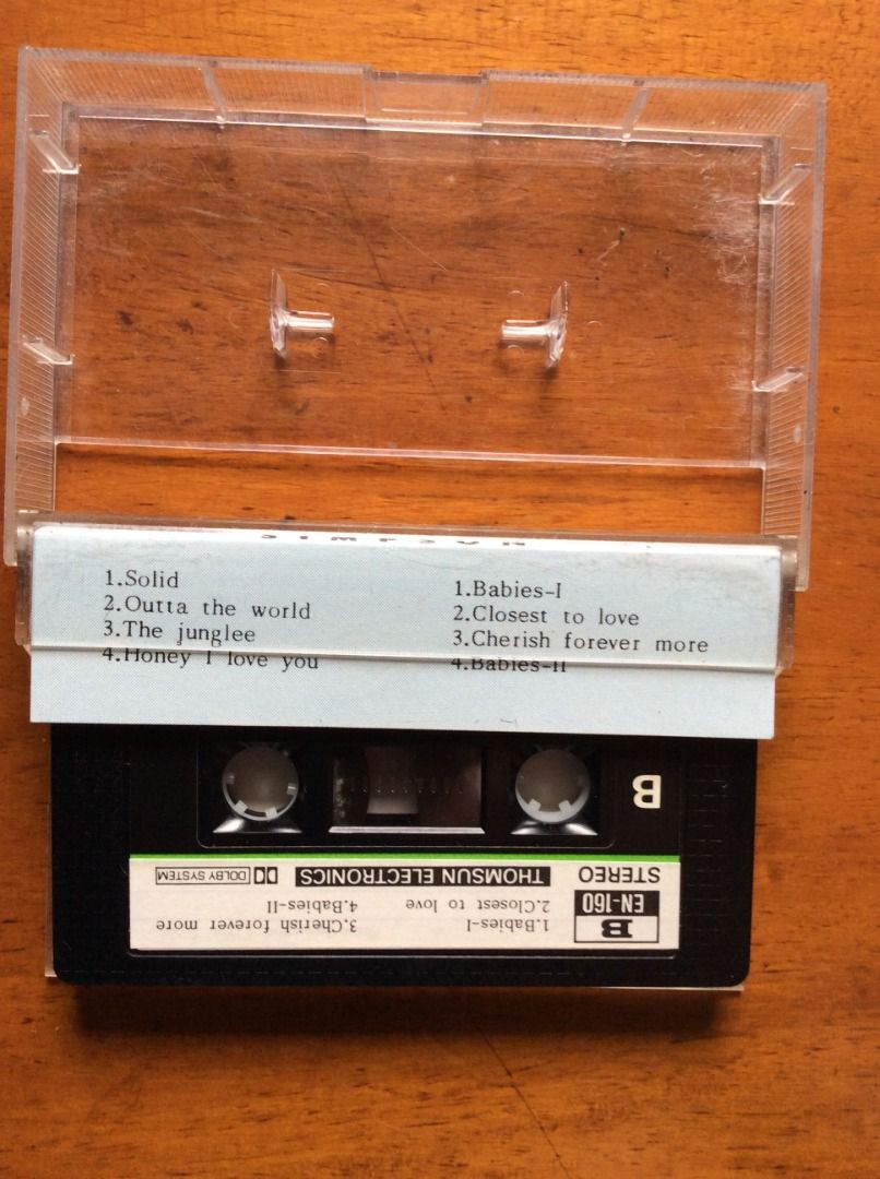 Ashford & Simpson Solid Cassette Tape (Category: CDs & DVDs) located in Silang. Submitted by lawrencenorthey (Listing ID 1464140694, Image 2). Description: - Ashford & Simpson 'Solid' Cassette Tape - Featuring hit songs: Solid, Outta the World, The Jungle, Honey I Love You, Babies-I, Closest to Love, Cherish Forever More, Babies-II - Thomsun Original - Dolby Stereo.