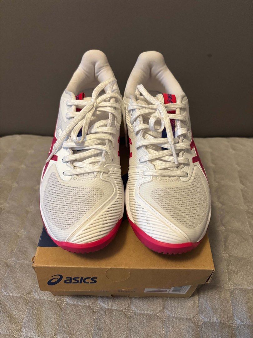 ASICS Solution Speed FF 3 (Category: Racket and Ball Sports) located in Cagayan de Oro. Submitted by archivebyjan (Listing ID 1464277990, Image 2). Description: Decluttering my ASICS Solution Speed FF 3 RFS: funds for new shoes White/Bright Rose US 7 | EUR 38 | 24.0 cm Used only 3x | ₱6,000 DM for inquiries and more photos!.