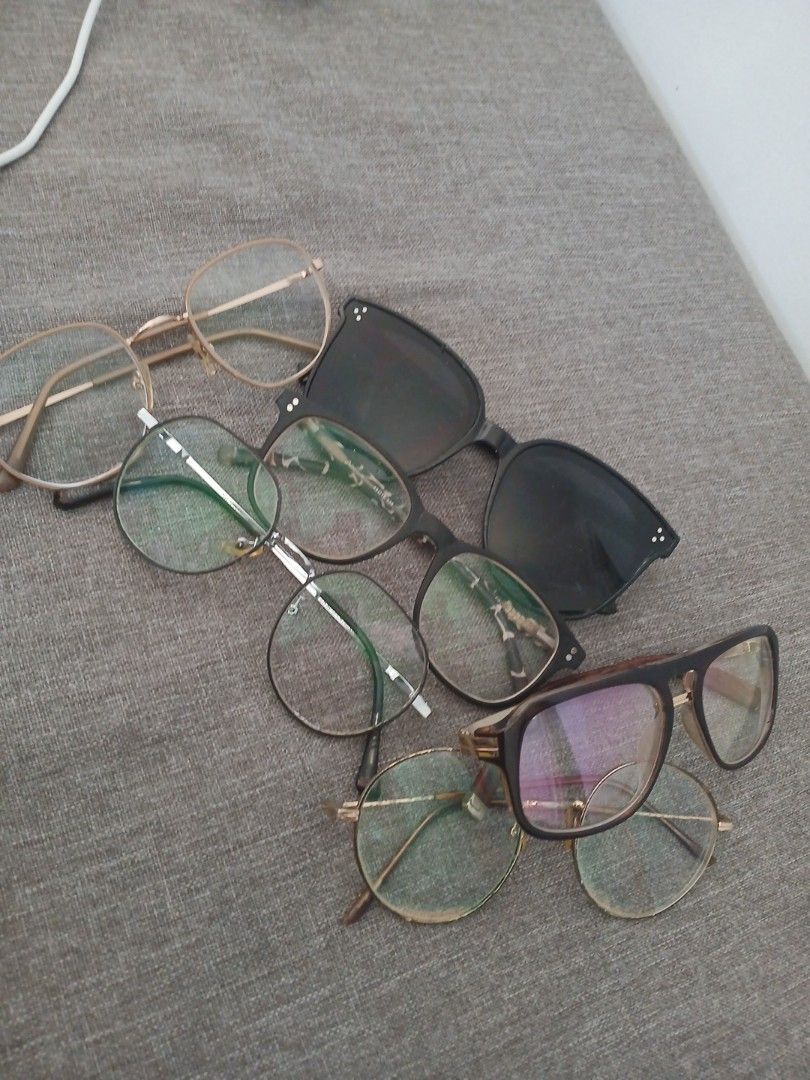 Assorted Eyeglasses and Sunglasses Bundle (Category: Sunglasses & Eyewear) located in Apalit. Submitted by randomsellshop (Listing ID 1464182771, Image 1). Description: take all 150 - Bundle of assorted eyeglasses and sunglasses. - Features a variety of styles and frame shapes. - Includes both clear and tinted lenses. - Ideal for replacing prescription lenses or for fashion use. - Sold as a complete lot..