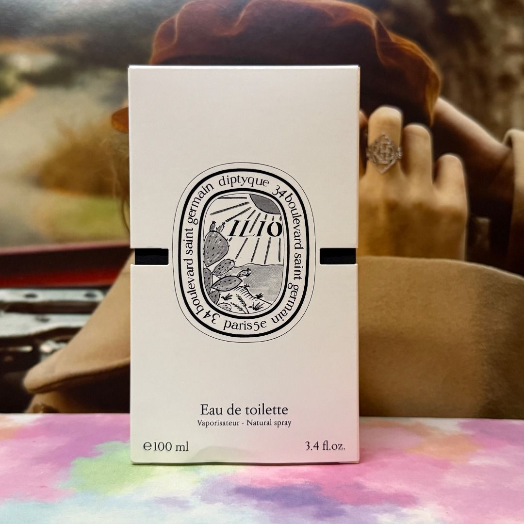 Authentic Diptyque Eau de Toilette 100ml (Category: Fragrance & Deodorants) located in Mandaluyong City. Submitted by jldlnd (Listing ID 1464254852, Image 1). Description: Diptyque Eau de Toilette Ilio 100ml - Almost full. Few sprays missing - Purchased from Qatar Duty free with receipt Aug 2026 - With box - RFS: decluttering before moving I am a perfume collector and all perfumes on this page are either purchased abroad or from the mall. ❗️Lowba