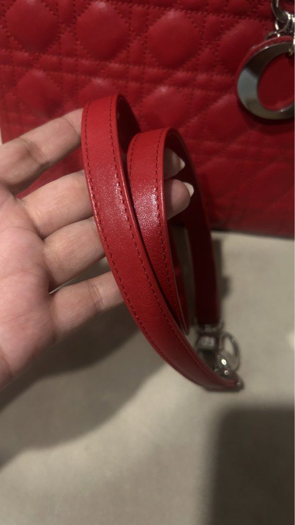 Authentic Lady Dior Lambskin (Category: Luxury Bags & Wallets) located in Marikina City. Submitted by luxxxxiiess (Listing ID 1464319853, Image 3). Description: Authentic guaranteed with dust bag and card .