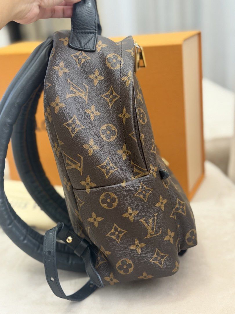 Authentic Louis Vuitton Monogram Palmspring Backpack PM size (Category: Backpacks) located in Manila. Submitted by maria_2326 (Listing ID 1464187372, Image 3). Description: Louis Vuitton Monogram Palmspring PM size | Guarantee Authentic W/box and dust bag Flaw: Please see last 2photos Location: Manila/QC.