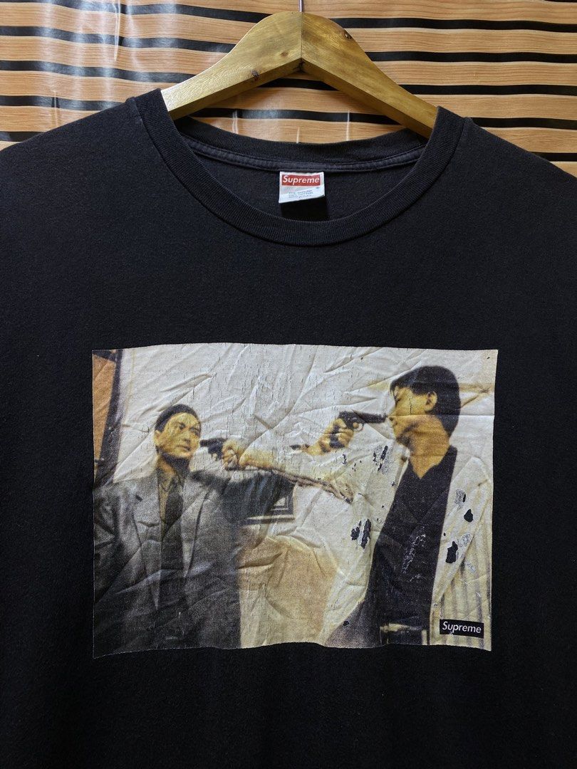 AUTHENTIC SUPREME “THE KILLER TRUST TEE” (Category: Tshirts & Polo Shirts ) located in Makati City. Submitted by drip.poww (Listing ID 1464235250, Image 3). Description: - Authentic Supreme - Color: Black - Size: Large - Dimes: 24x28 - Authentic - Excellent condition - Need wash, fresh from bale - Material: 100% Cotton Please don’t expect too much—these are thrifted (ukay) items. 😊 !!STILL NEGOTIABLE!!.